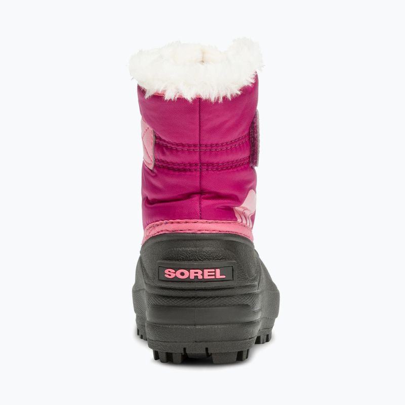 Detské snehule Sorel Snow Commander tropical pink/deep blush 10