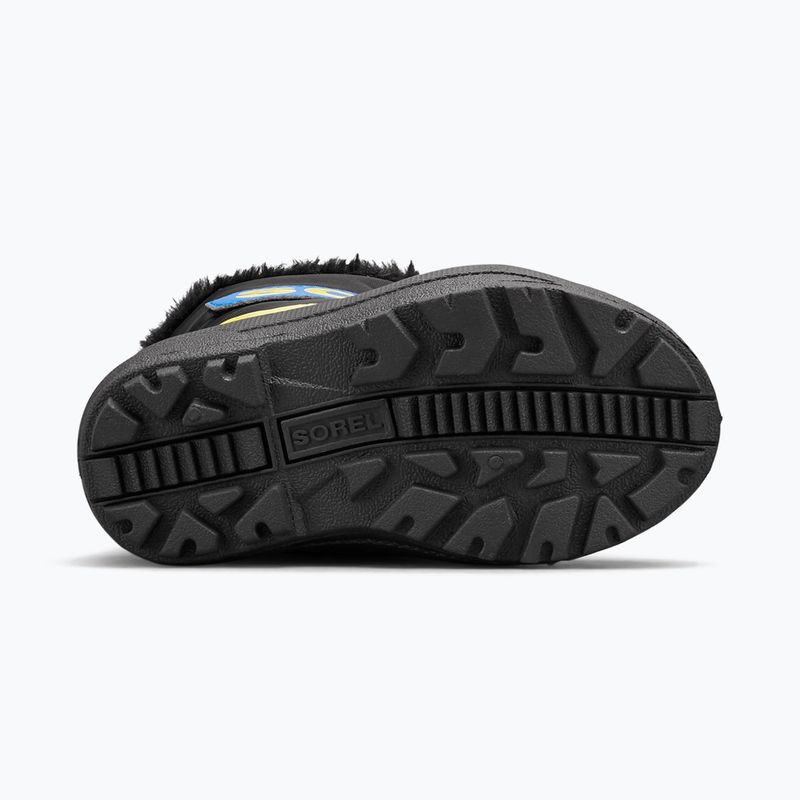 Sorel Snow Commander juniorské snehové topánky black/super blue 12