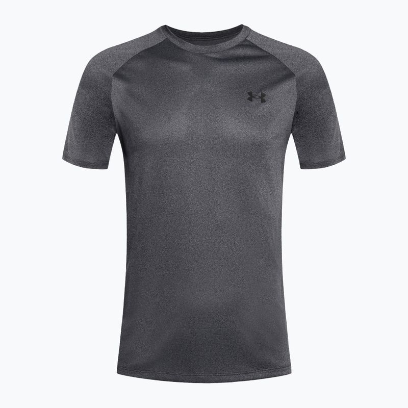 Under Armour Tech 2.0 carbon heather/black pánske tréningové tričko 4