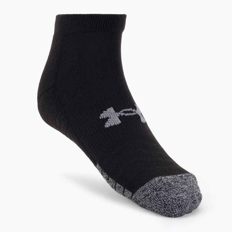 Under Armour Heatgear Low Cut športové ponožky 3 páry čierne 1346753 2