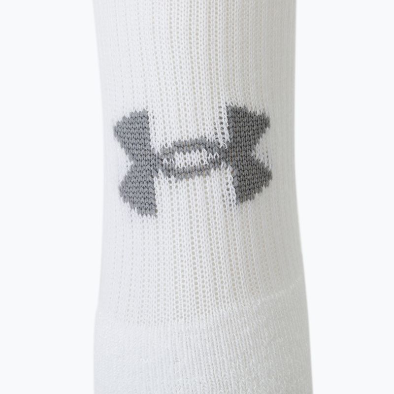 Under Armour Heatgear Crew športové ponožky 3 páry biele 1346751 4