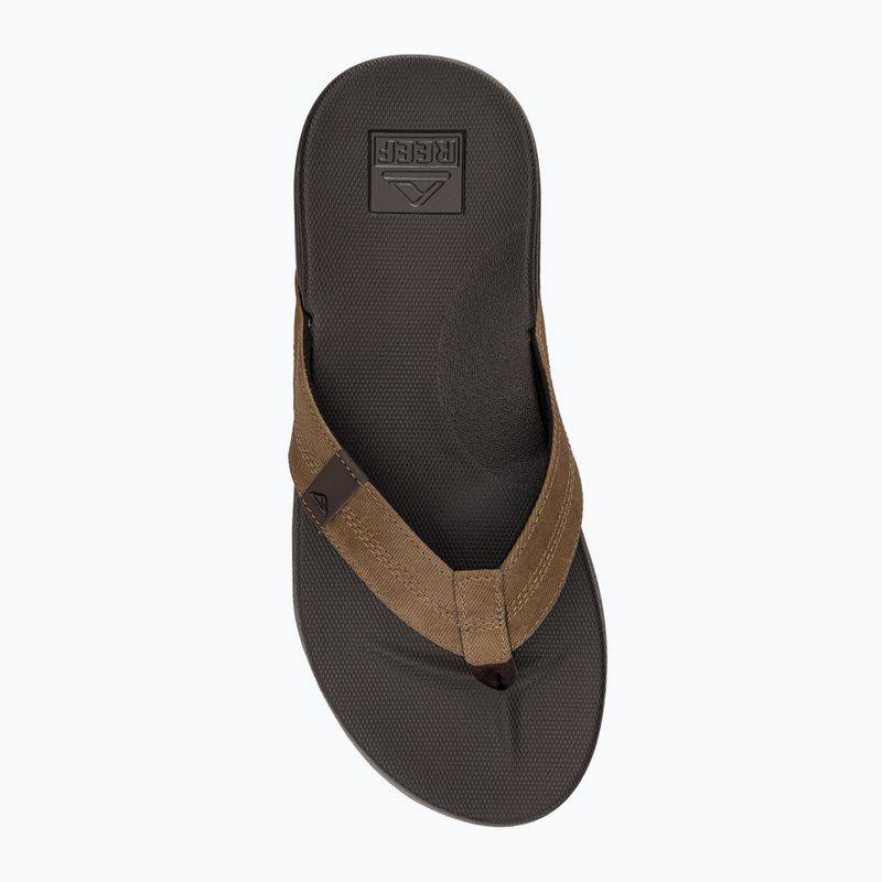Pánske žabky REEF Cushion Phantom hnedo-čierne RFA3FDIBTN 6