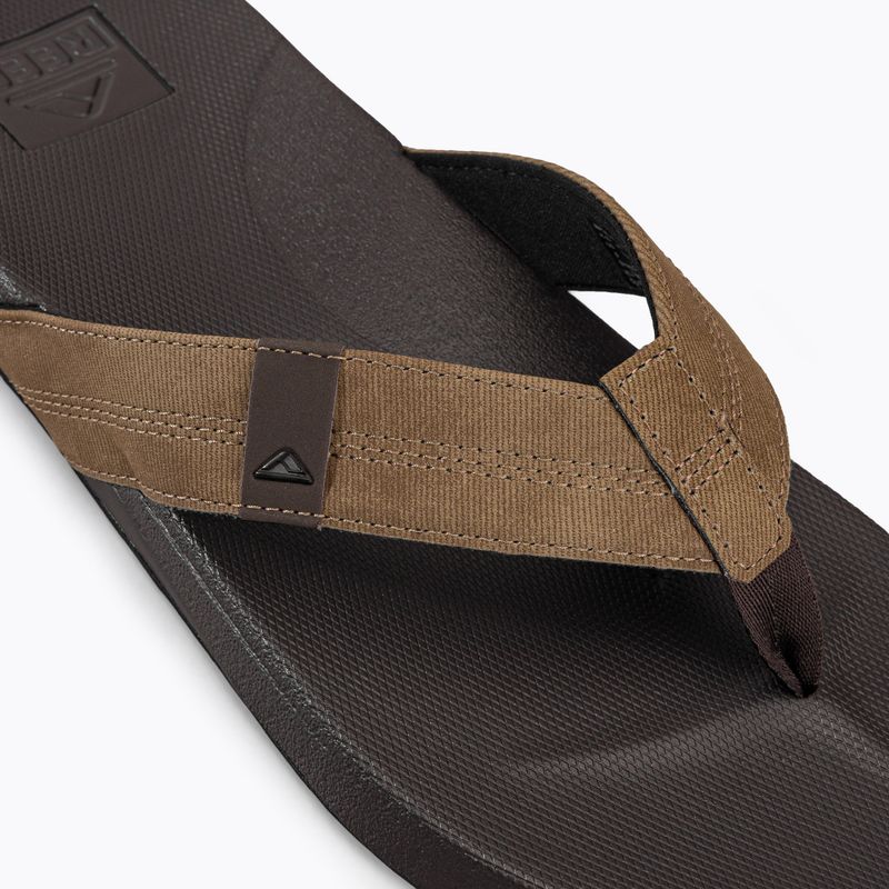 Pánske žabky REEF Cushion Phantom hnedo-čierne RFA3FDIBTN 7