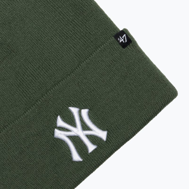 Zimná čiapka 47 Brand MLB New York Yankees Haymaker moss 3