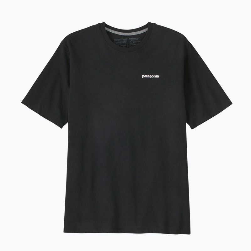 Pánske trekingové tričko Patagonia P-6 Logo Responsibili-Tee black 5