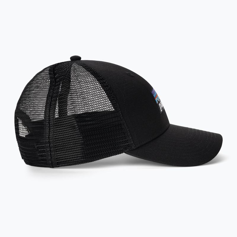 Patagonia P-6 Logo LoPro Trucker cap black 2