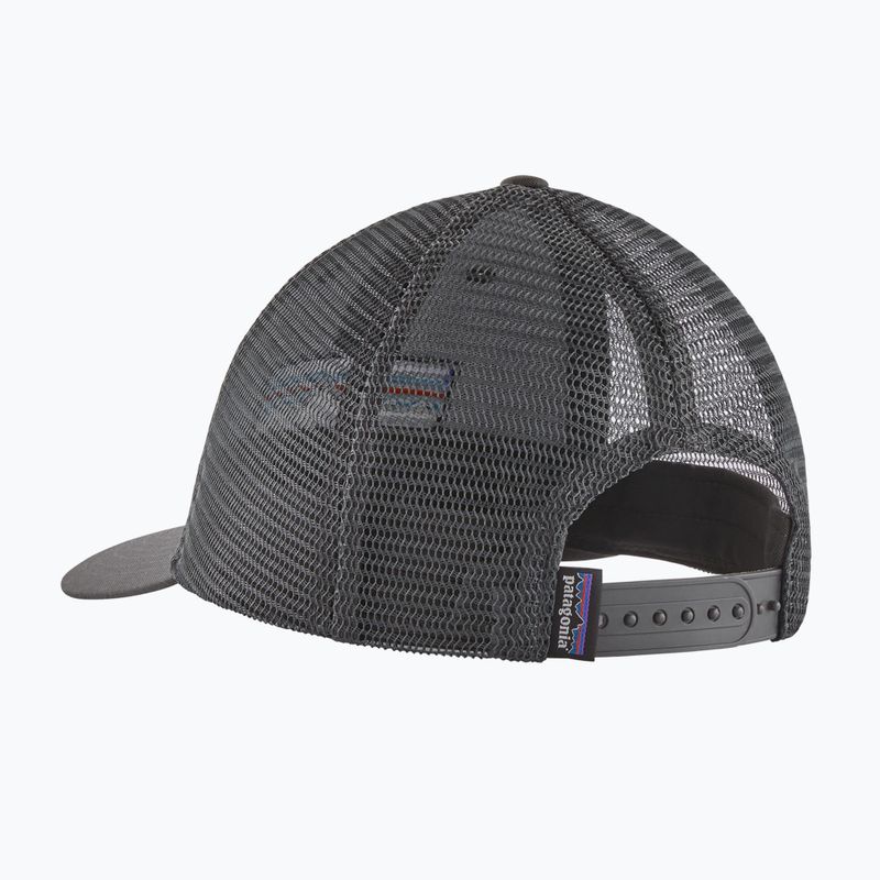 Patagonia P-6 Logo LoPro Trucker baseballová čiapka forge grey 2