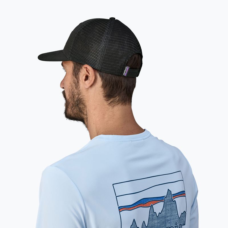 Patagonia P-6 Logo Trucker cap black 4