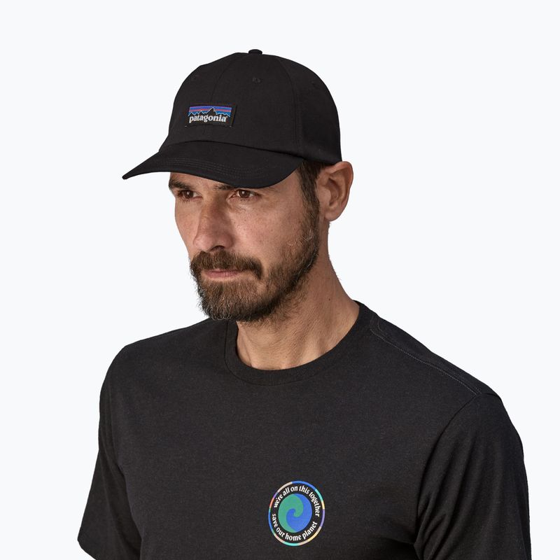 Šiltovka Patagonia P-6 Label Trad black 3