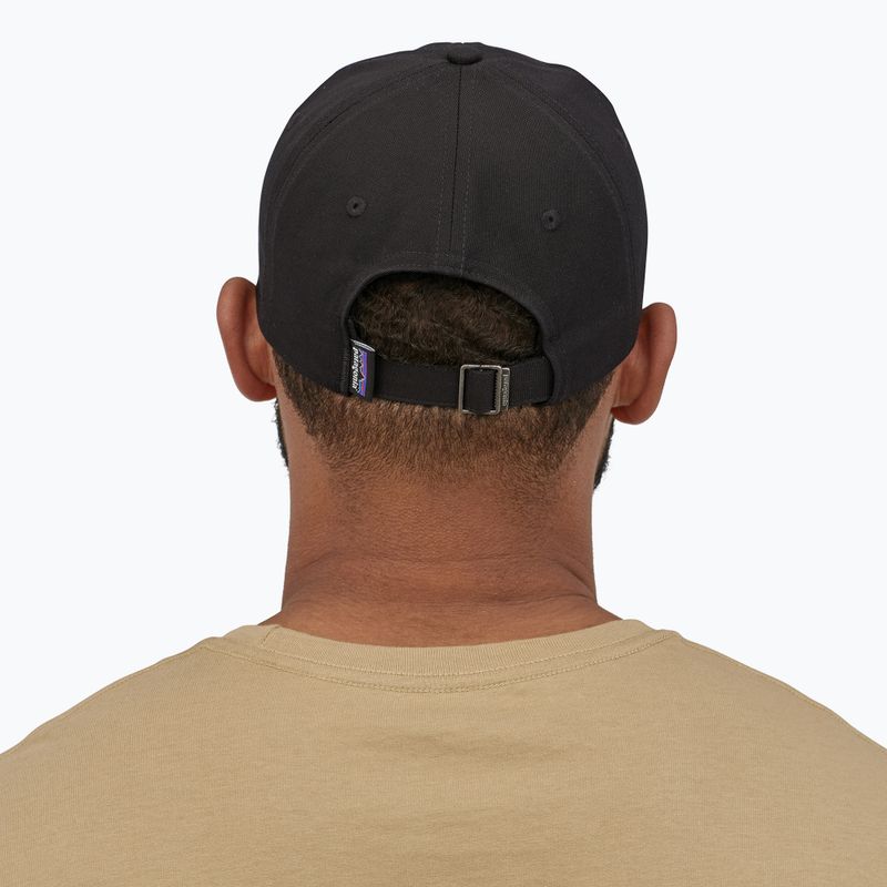 Patagonia P-6 Logo Trucker cap black 5