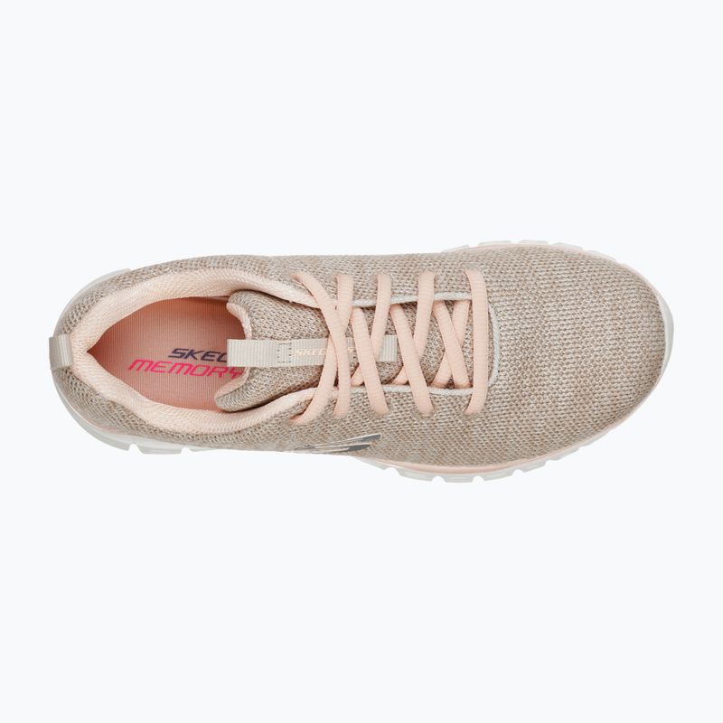 Dámska tréningová obuv SKECHERS Graceful Twisted Fortune natural/coral 10