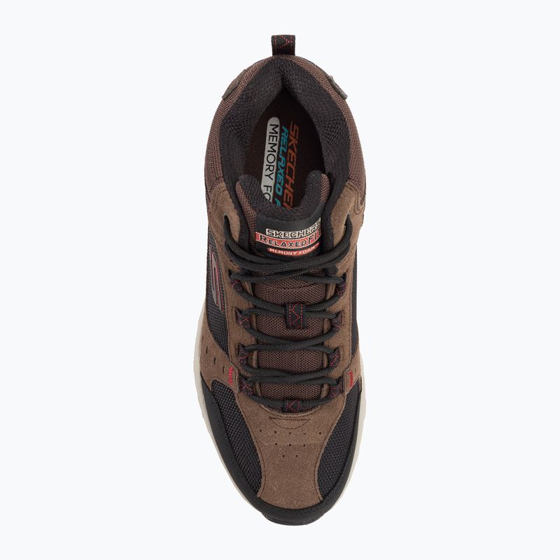 Pánska treková obuv SKECHERS Oak Canyon Ironhide chocolate 6