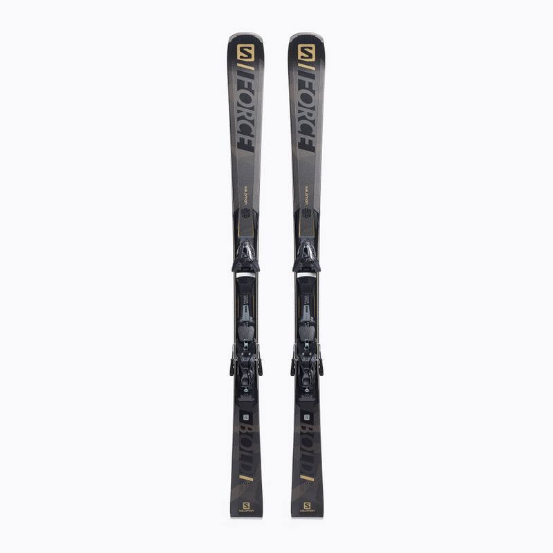 Zjazdové lyže Salomon S Force Ti Bold + Z12 black L416754