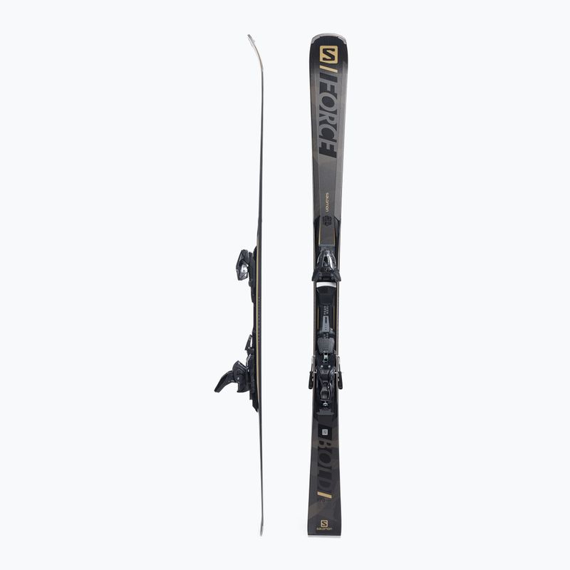 Zjazdové lyže Salomon S Force Ti Bold + Z12 black L416754 2