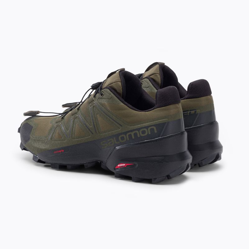 Pánska trailová obuv Salomon Speedcross 5 Wide zelená L49813 3