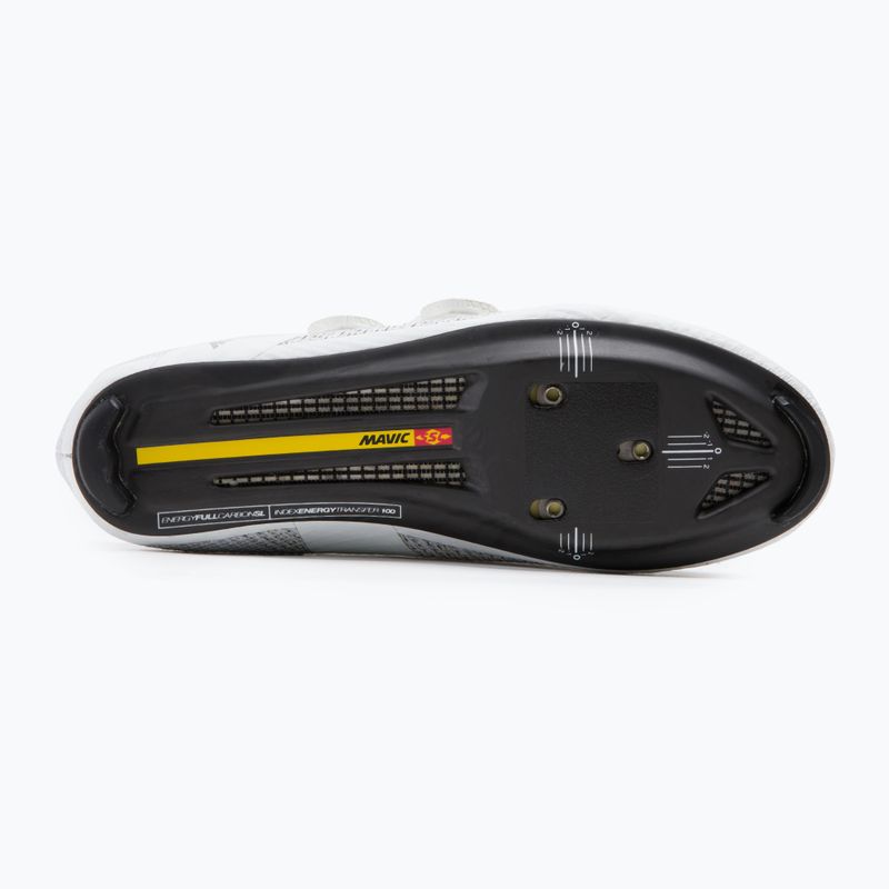 Pánska cestná obuv Mavic Tretry Cosmic Ultimate III biela L41128300 5