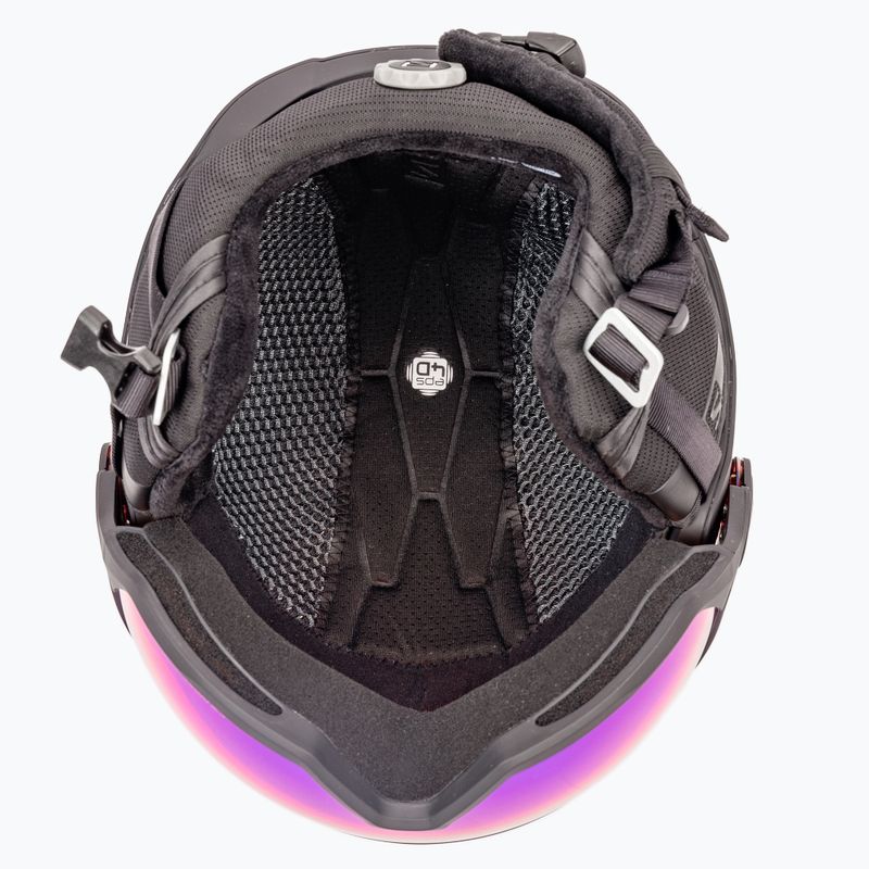 Pánska lyžiarska prilba Salomon Pioneer Lt Visor čierna L411999 5
