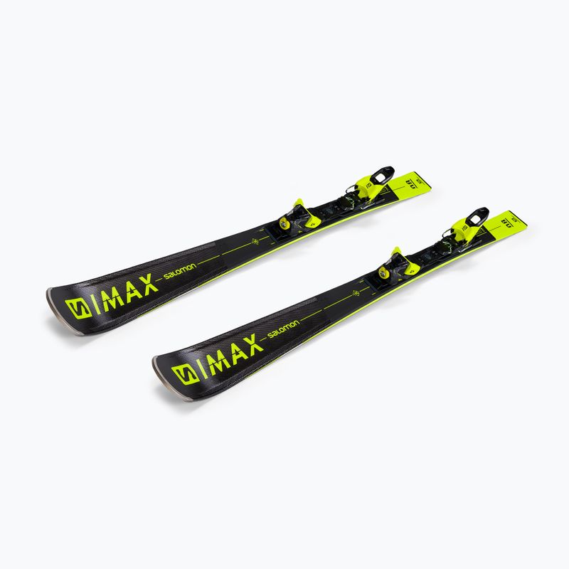 Pánske zjazdové lyže Salomon S/Max 8 + M11 GW grey L411344/L411321 5
