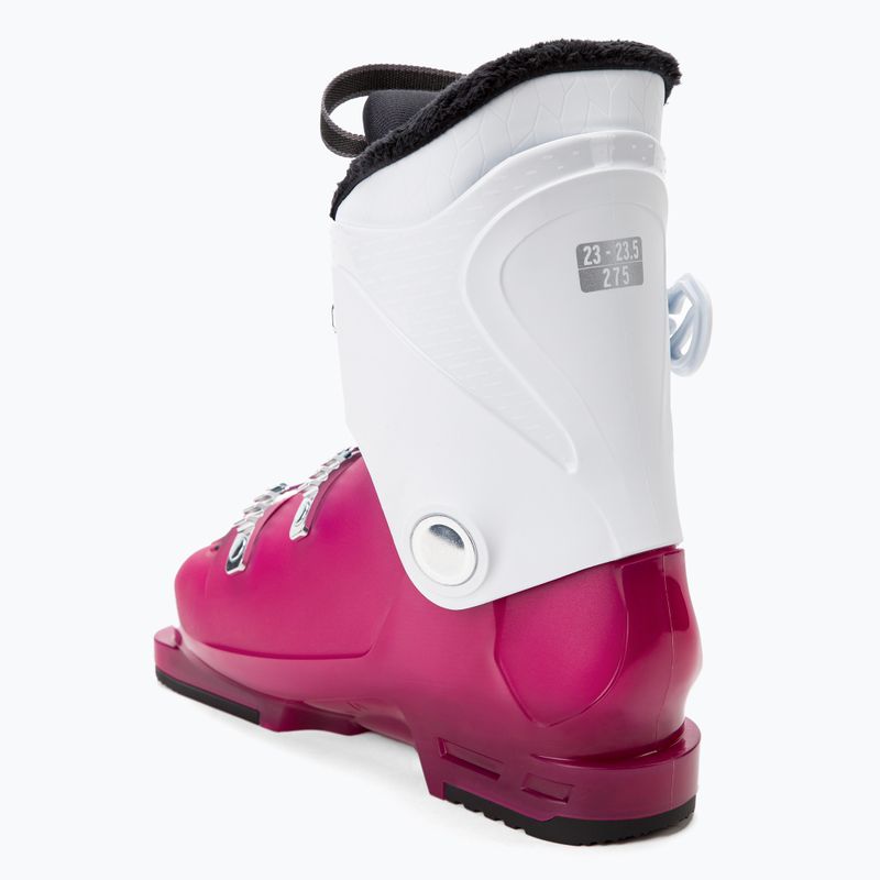 Detské lyžiarske topánky Salomon T3 Rt Girly ružové L411794 2