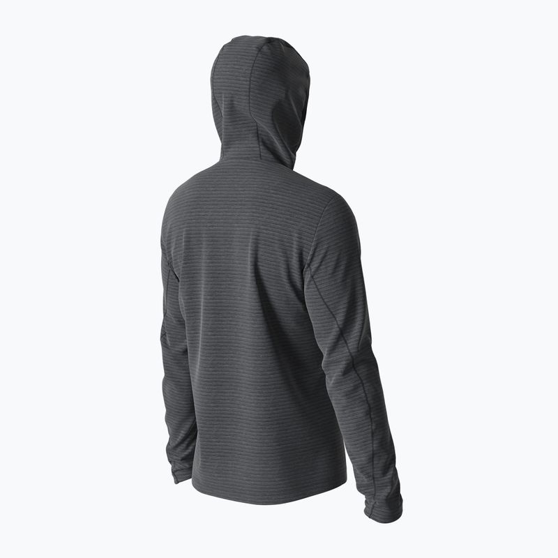 Pánska fleecová mikina Salomon Outline FZ Hoodie čierna LC13683 6