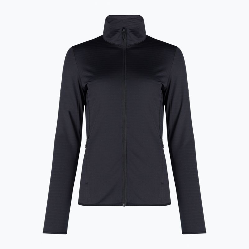 Dámska fleecová mikina Salomon Outrack Full Zip Mid čierna LC13582