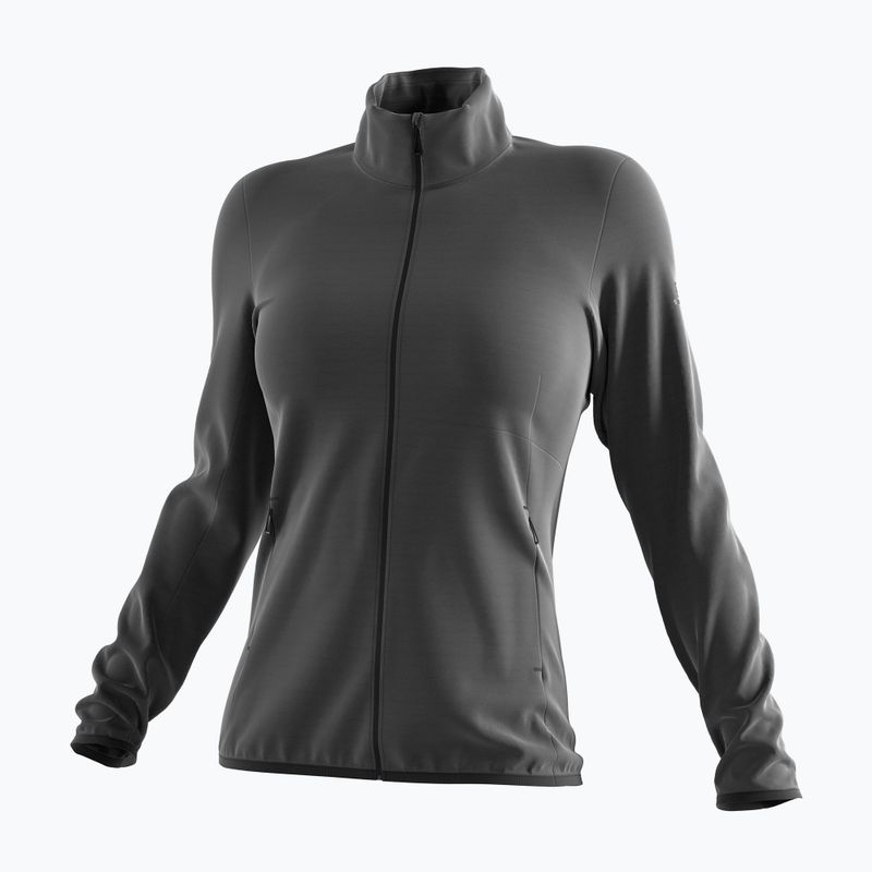Dámska fleecová mikina Salomon Outrack Full Zip Mid čierna LC13582 5