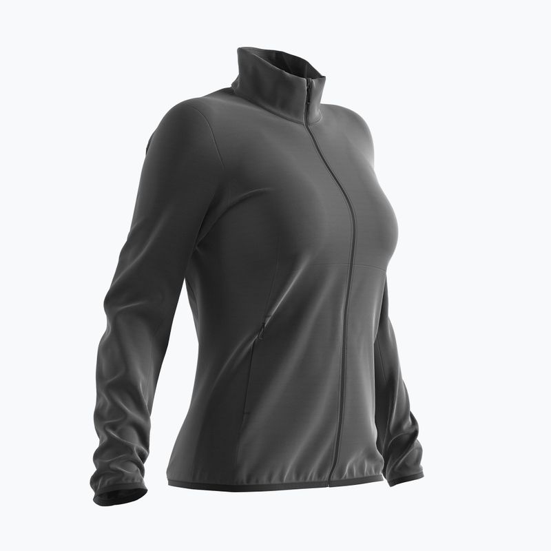 Dámska fleecová mikina Salomon Outrack Full Zip Mid čierna LC13582 7