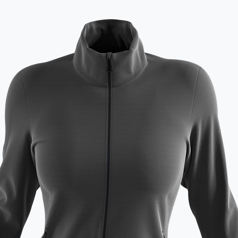 Dámska fleecová mikina Salomon Outrack Full Zip Mid čierna LC13582 8