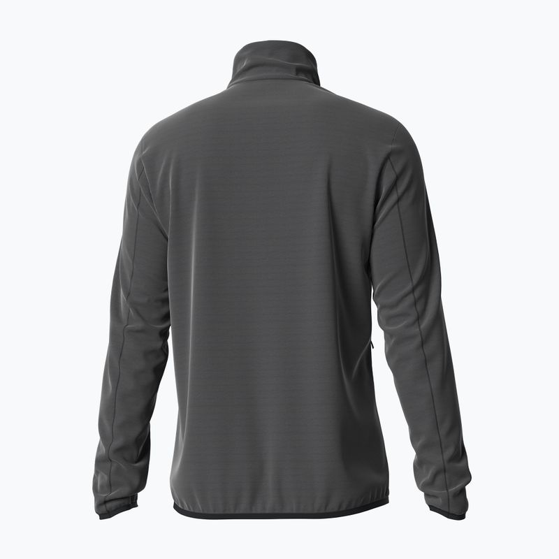 Pánska fleecová mikina Salomon Outrack Full Zip Mid čierna LC13692 3
