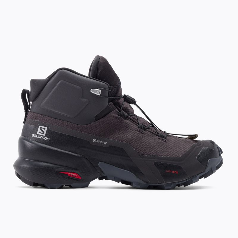 Pánske trekingové topánky Salomon Cross Hike Mid Gore-Tex čierne L411185 2