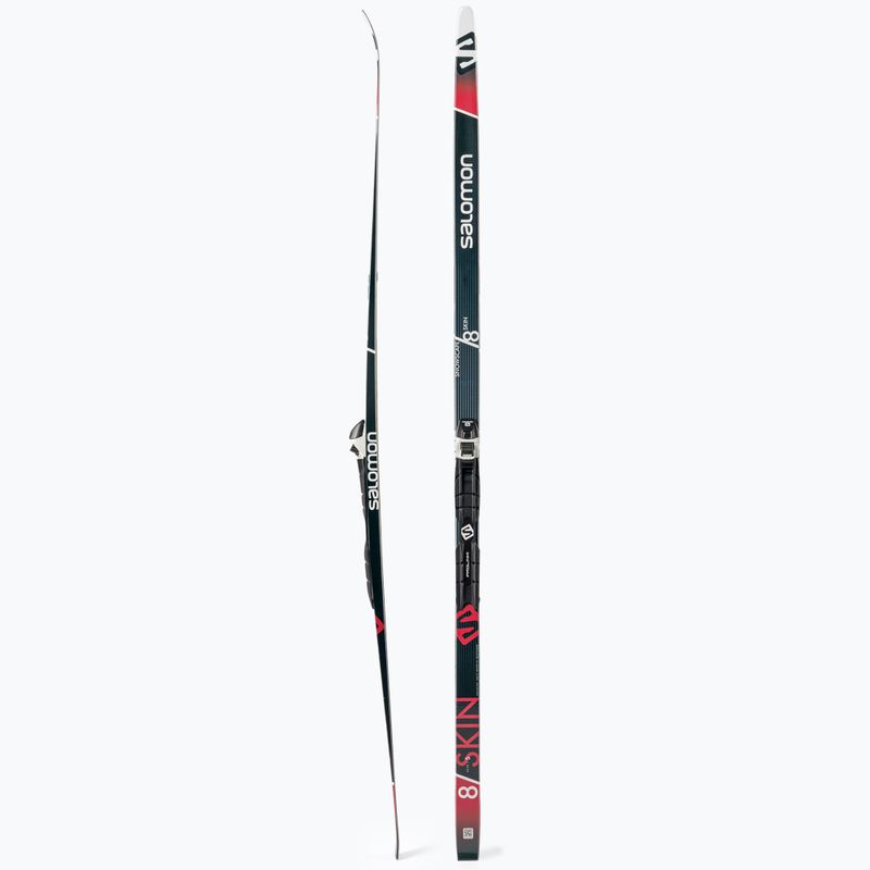 Salomon Snowscape 8 Skin + Prolink Auto bežecké lyže black/red L413753PM 2