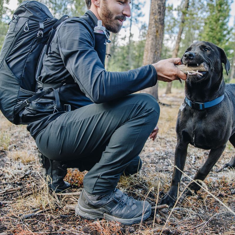 Pánske trekingové topánky Salomon Quest 4 GTX čierne L412926 10