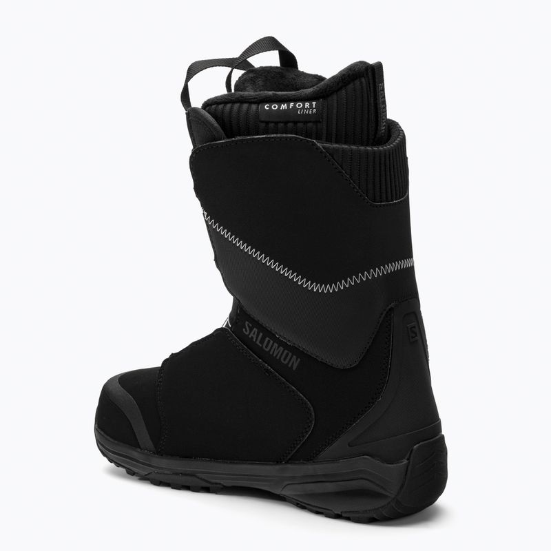 Dámske snowboardové topánky Salomon Kiana Dual Boa čierne L414291 2