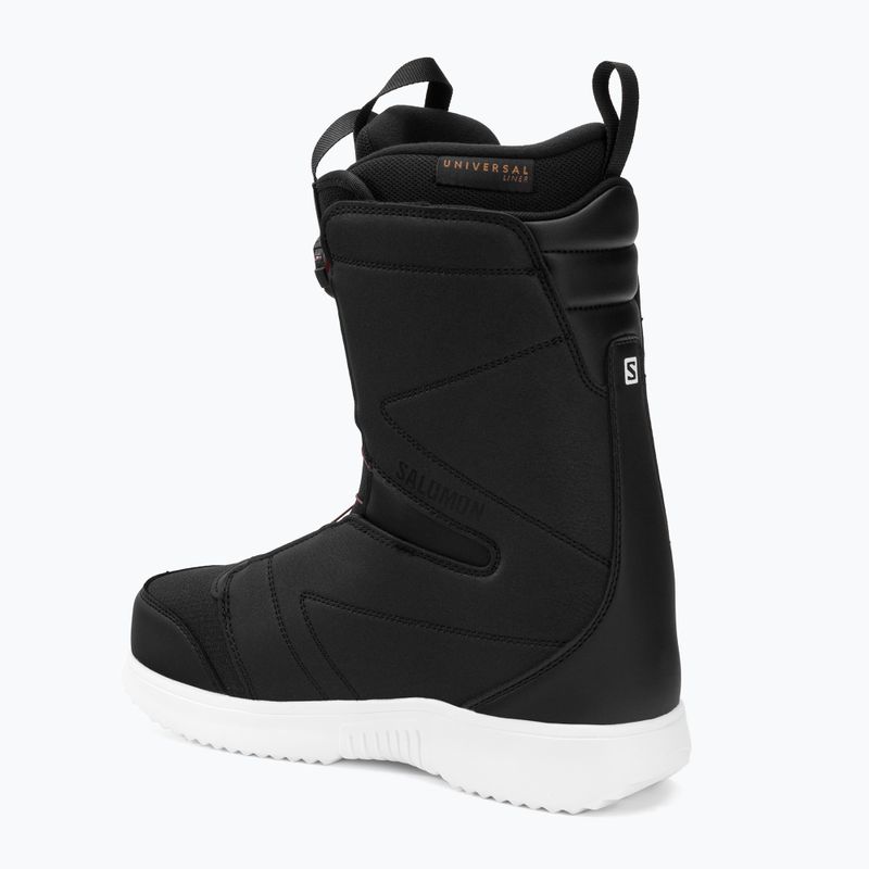 Pánske snowboardové topánky Salomon Faction Boa čierne L413424 2