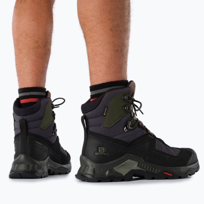 Pánske trekingové topánky Salomon Quest Element GTX zelené L414571 10
