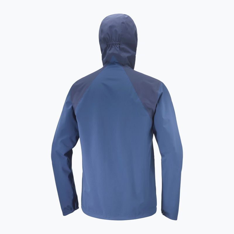 Pánska bunda do dažďa Salomon Essential WP 2.5L modrá LC1723 3