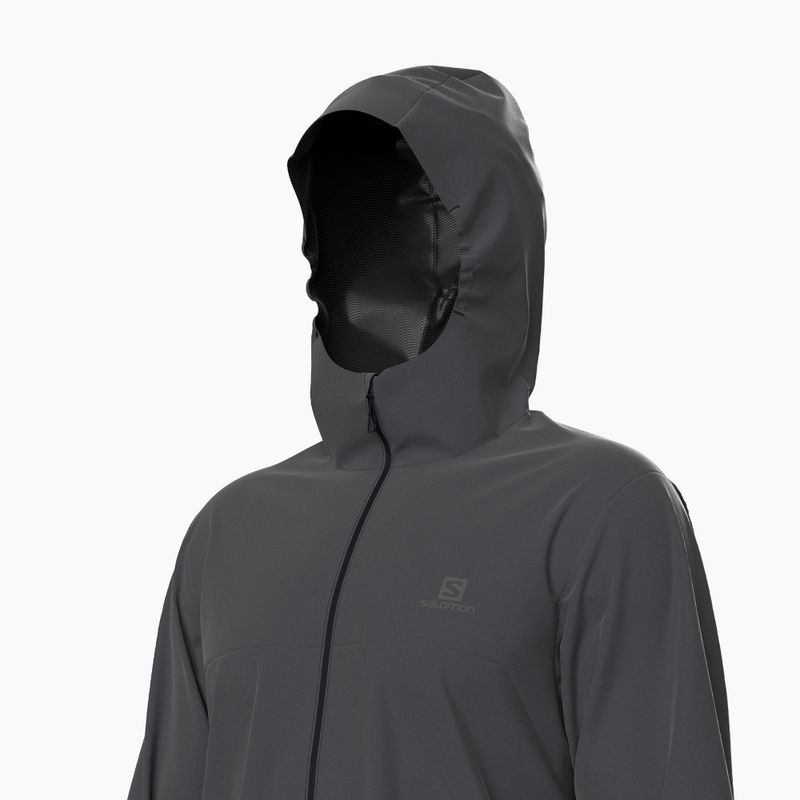 Pánska bunda do dažďa Salomon Essential WP 2.5L čierna LC1721 5