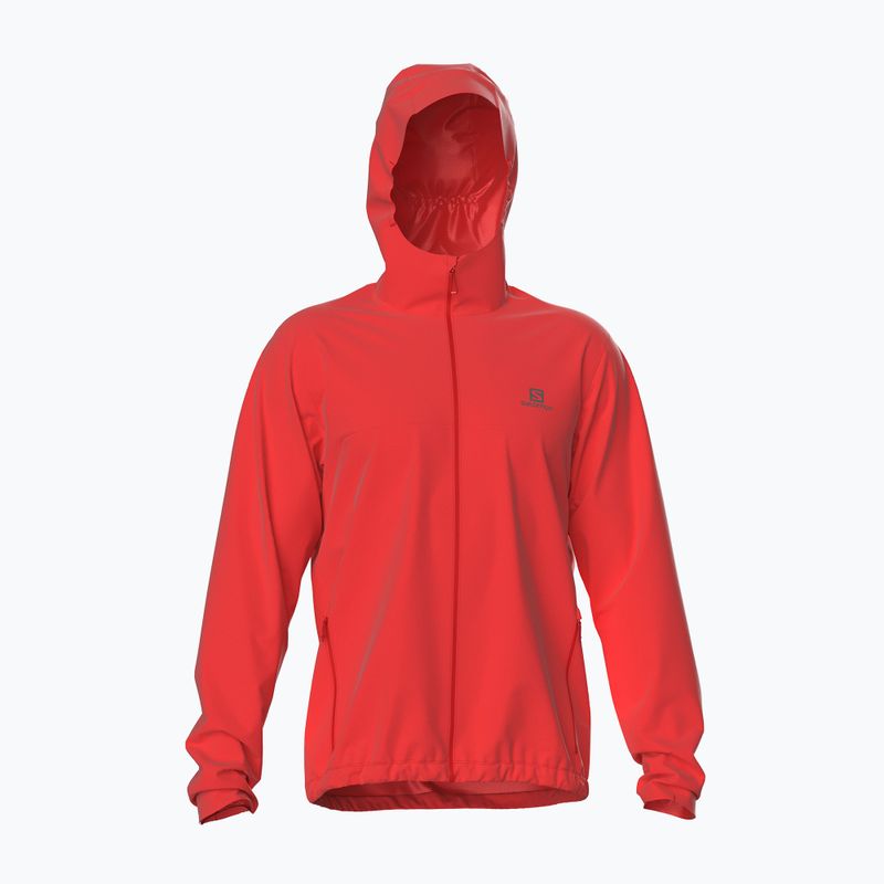 Pánska bunda do dažďa Salomon Essential WP 2.5L červená LC17939