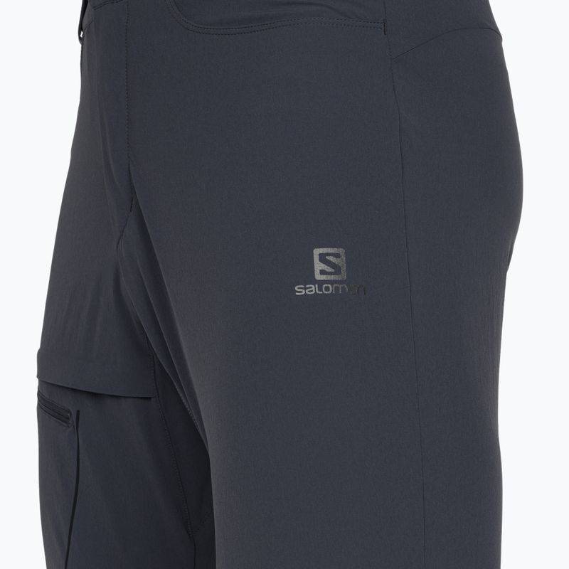 Salomon Wayfarer šedé pánske trekingové nohavice LC17136 3
