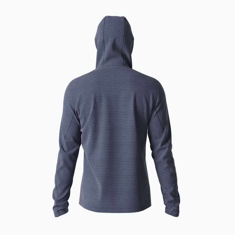 Pánska fleecová mikina Salomon Outline FZ Hoodie tmavomodrá LC17121 3