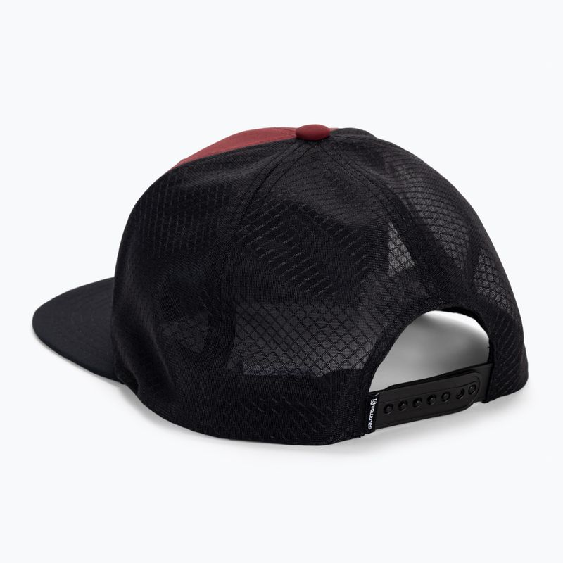 Šiltovka Salomon Trucker Flat bordová LC1687 3