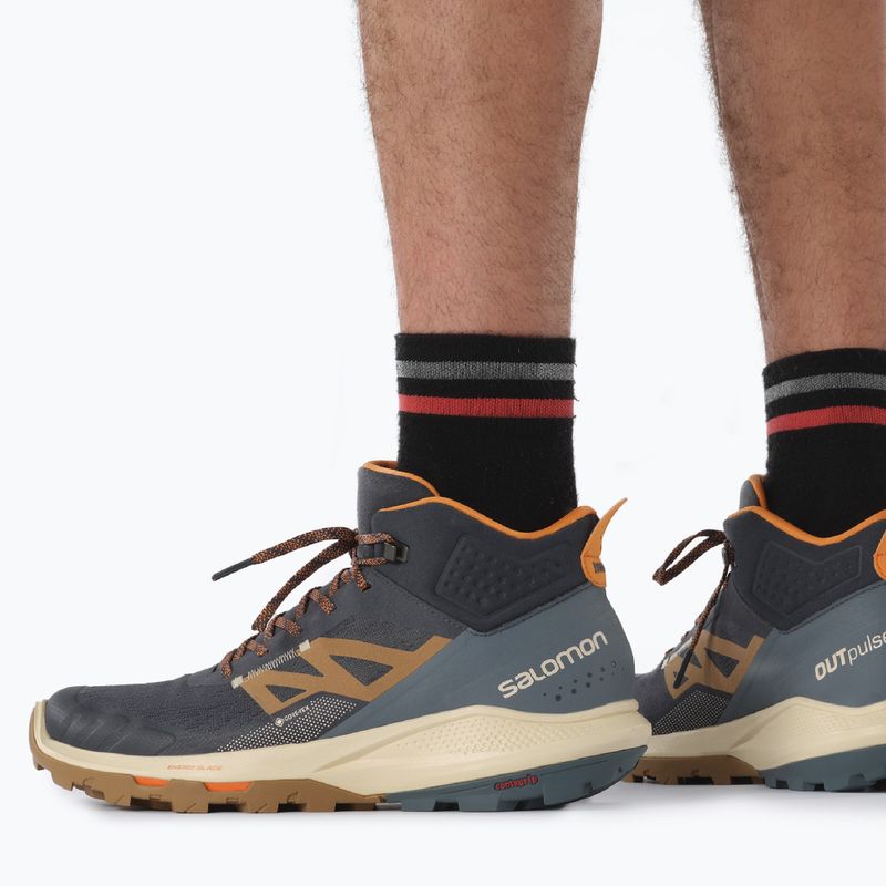 Pánske trekingové topánky Salomon Outpulse MID GTX tmavomodré L415895 18
