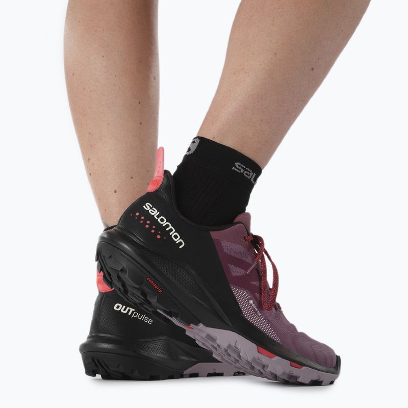 Dámske trekingové topánky Salomon Outpulse GTX fialové L416897 17