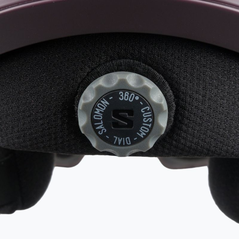 Lyžiarska prilba Salomon Driver Pro Sigma S1 fialová L4712 6