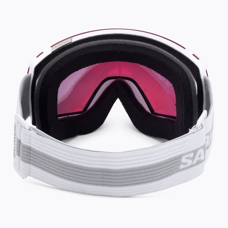 Lyžiarske okuliare Salomon Radium white/sigma poppy red L4753 3