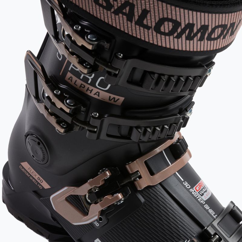 Dámske lyžiarske topánky Salomon S Pro Alpha 9W GW čierne L47459 7