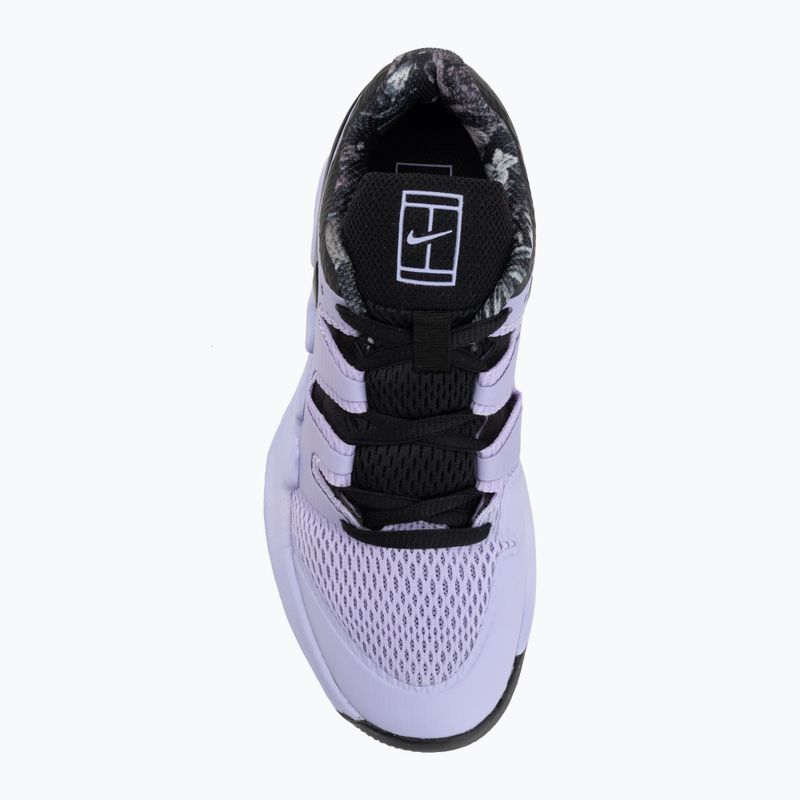 Detské tenisové topánky Nike Court Vapor X Jr purple agate/white/hyper crimson/black 5