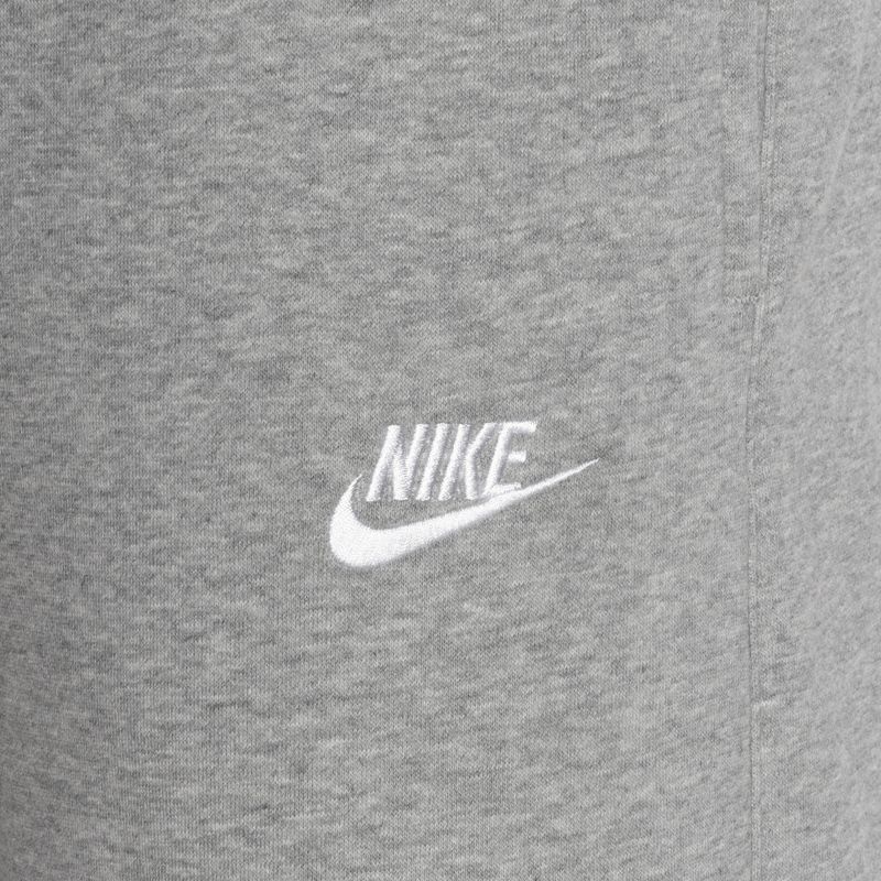 Pánske nohavice Nike Sportswear Club Fleece tmavo šedá vres/matná strieborná/biela 3