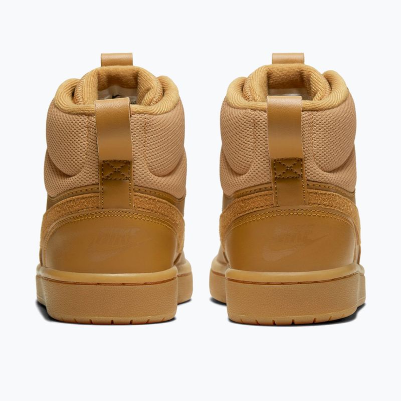 Detské topánky Nike Court Borough Mid 2 Boot (Gs) wheat/gum med brown/wheat 2