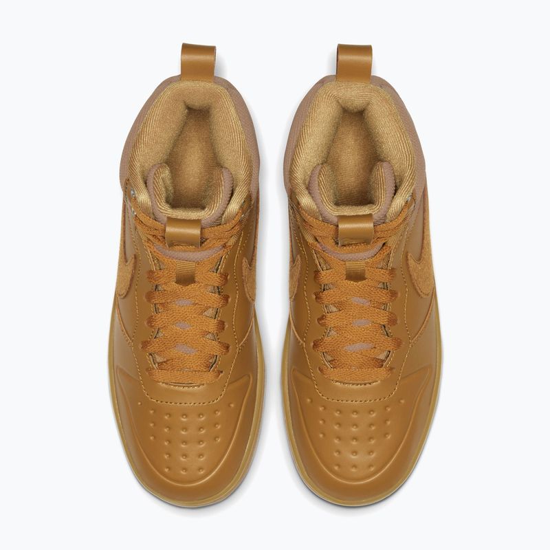 Detské topánky Nike Court Borough Mid 2 Boot (Gs) wheat/gum med brown/wheat 3